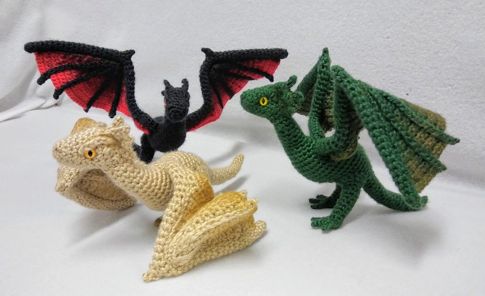 Mystical Hatchlings: Enchanting Crochet Dragon & Egg Sets